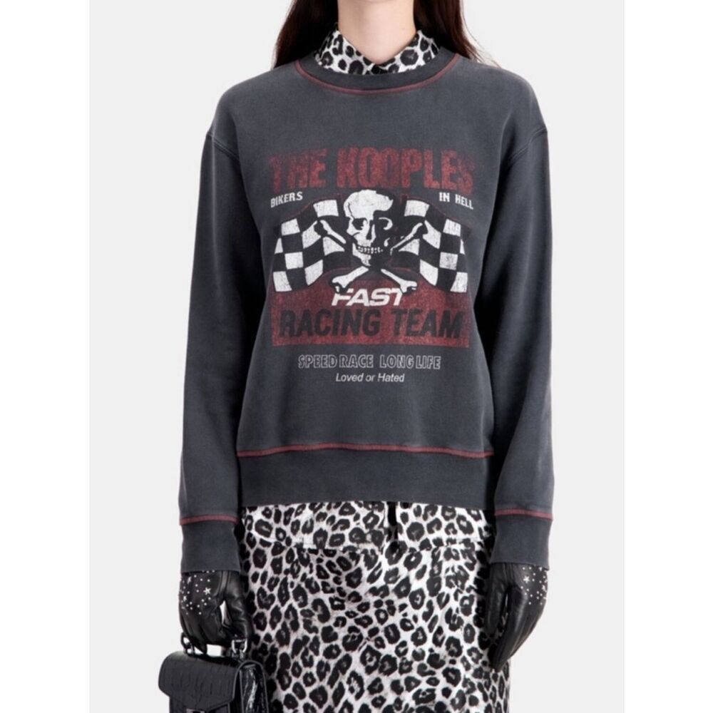 $275 The Kooples Graphic Sweatshirt in Small NWT
